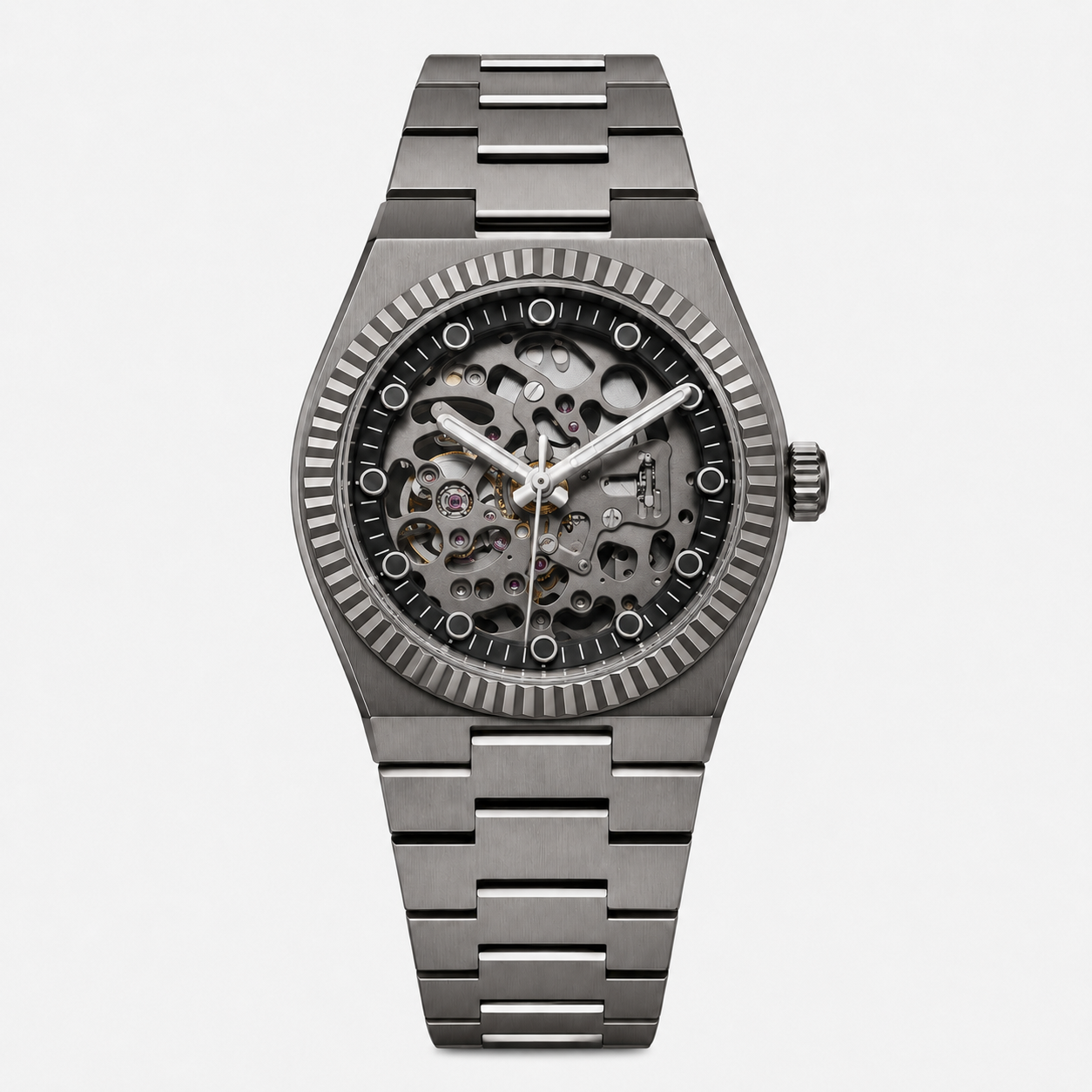 Montre mod PRX Skeleton cadran ajouré — collection PRX Velar Mods