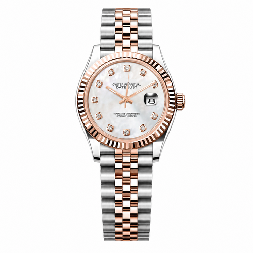 Ladies Datejust | Two-Tone Rose Mod Watch