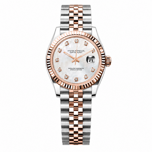 Ladies Datejust | Two-Tone Rose Mod Watch