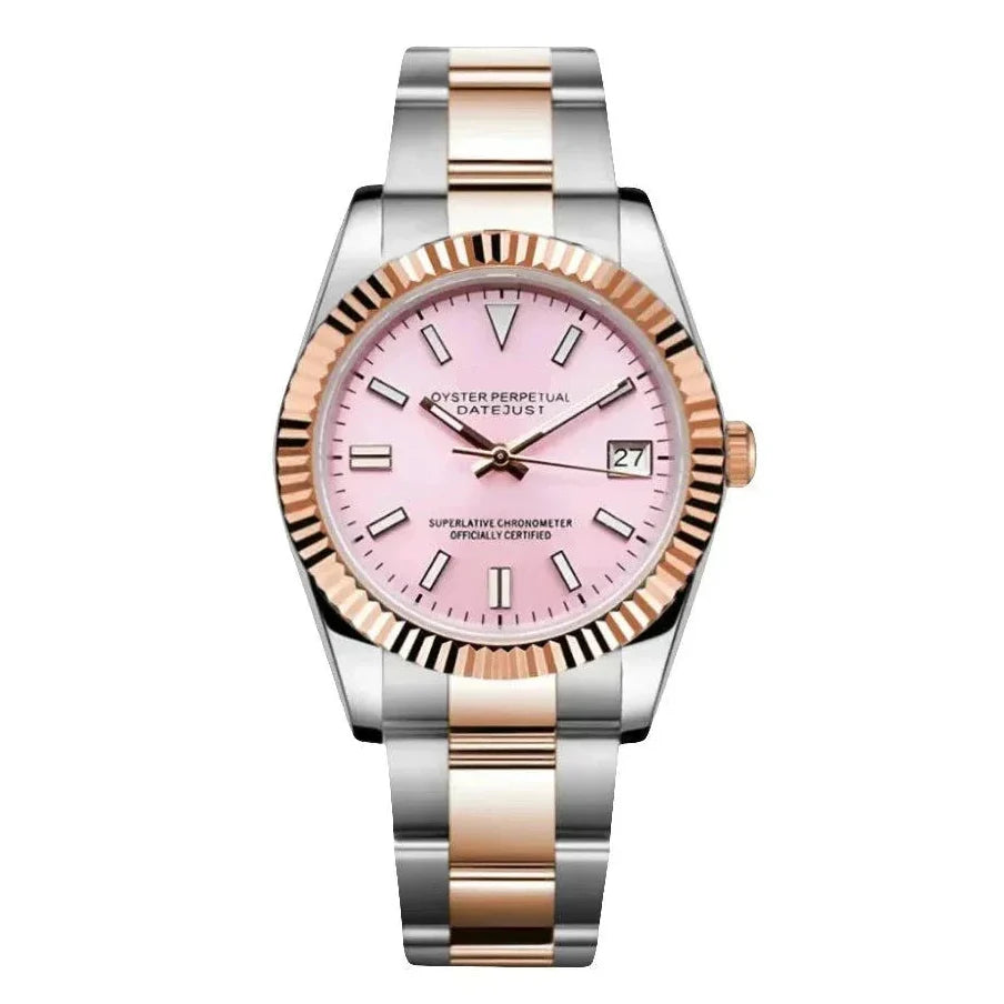 Datejust | Two Tone Pink Mod Watch