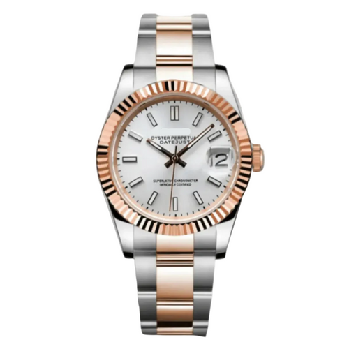 Datejust | Two Tone Rose & White Mod Watch