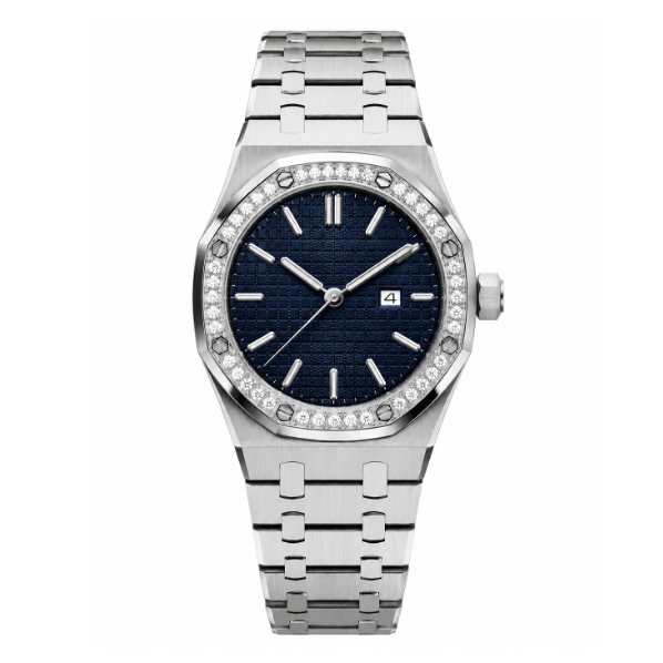 Ladies Royal Oak | Navy & Diamond Mod Watch