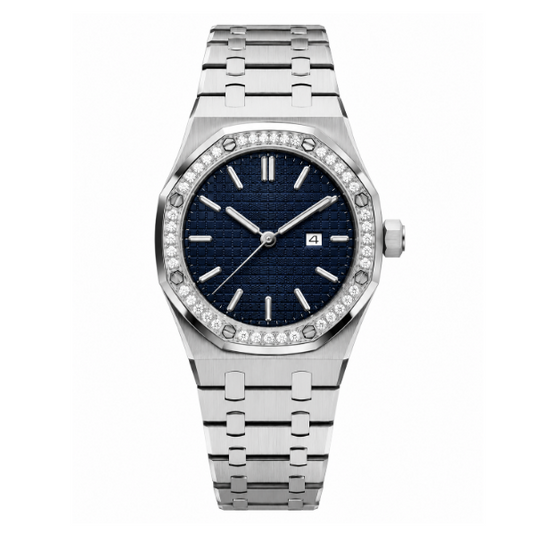 Ladies Royal Oak | Navy & Diamond Mod Watch