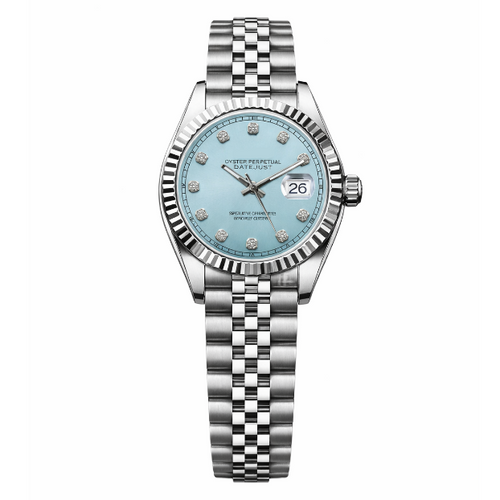 Ladies Datejust | Light Blue Mod Watch