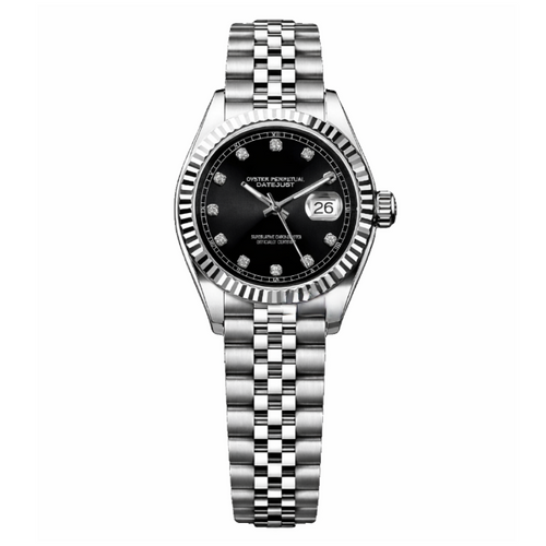 Ladies Datejust | Black Mod Watch