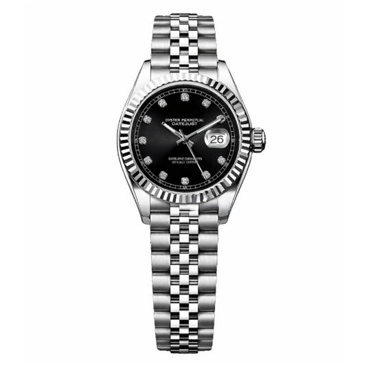 Ladies Datejust | Black Mod Watch