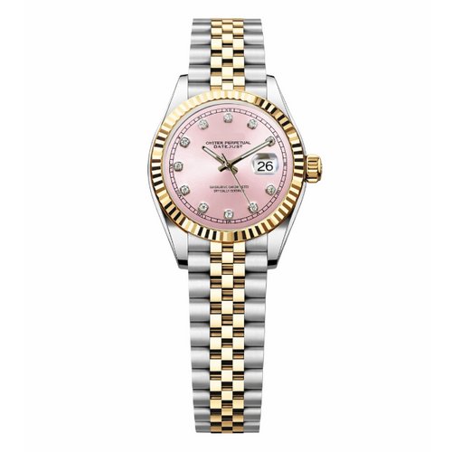 Ladies Datejust | Two-Tone Pink Mod Watch