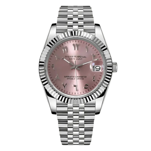 Datejust | Pink Arabic Mod Watch
