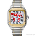 Santos 9-5 Two ton — montre mod Velar Mods
