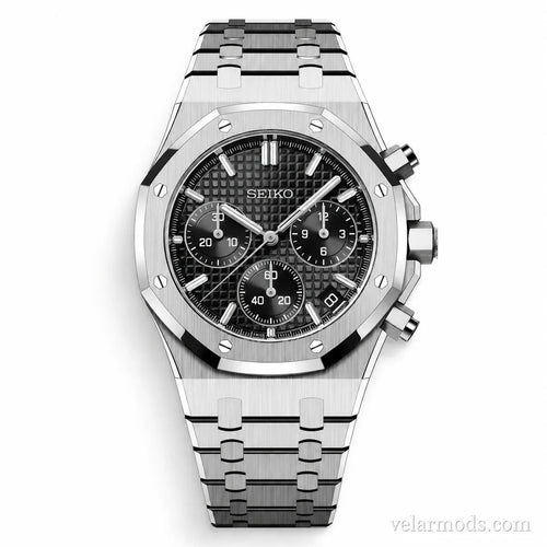 Royal Oak Black Chronograph — montre mod Velar Mods