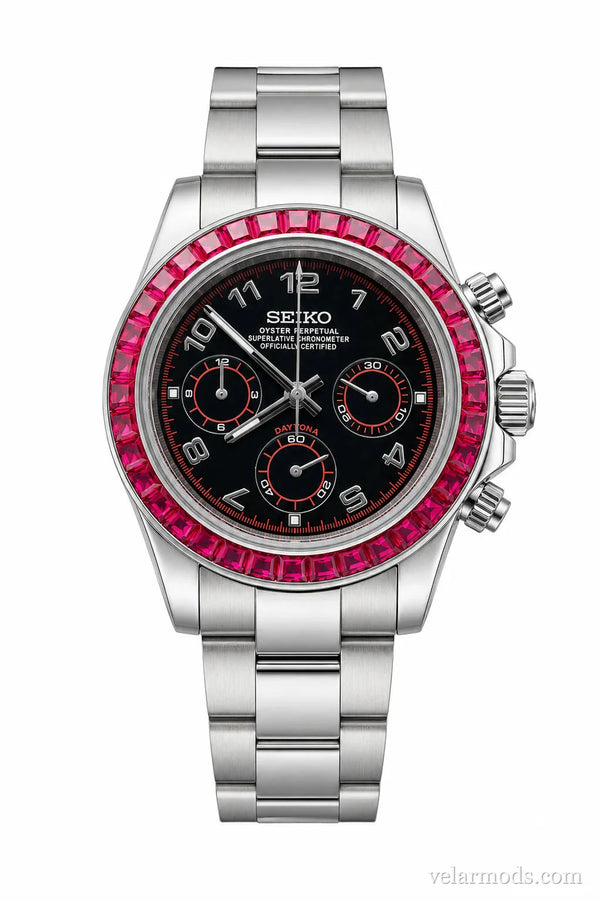 Daytona Ruby Number — montre mod Velar Mods