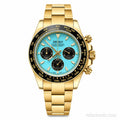 Daytona Full Gold Ice Blue — montre mod Velar Mods
