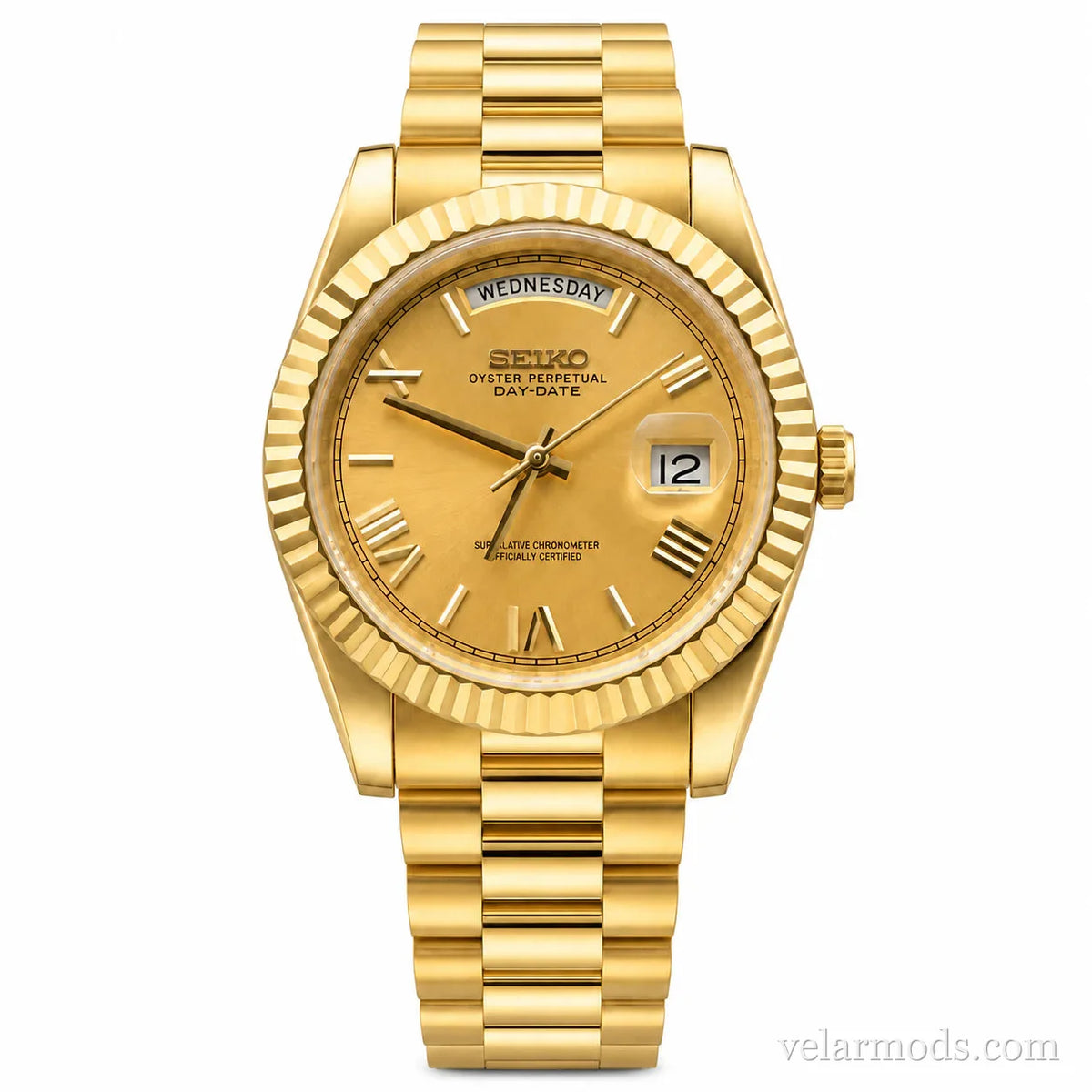 Daydate President Gold — montre mod Velar Mods