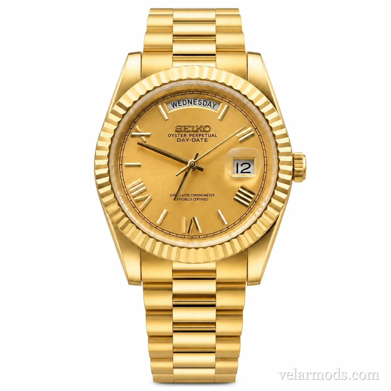 Daydate President Gold — montre mod Velar Mods