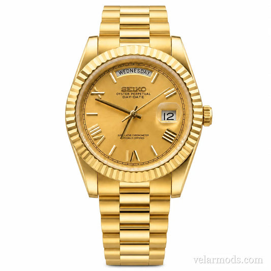 Daydate President Gold — montre mod Velar Mods
