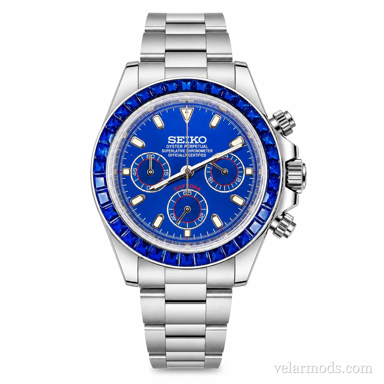 Daytona Saphire Bleu Foncé — montre mod Velar Mods