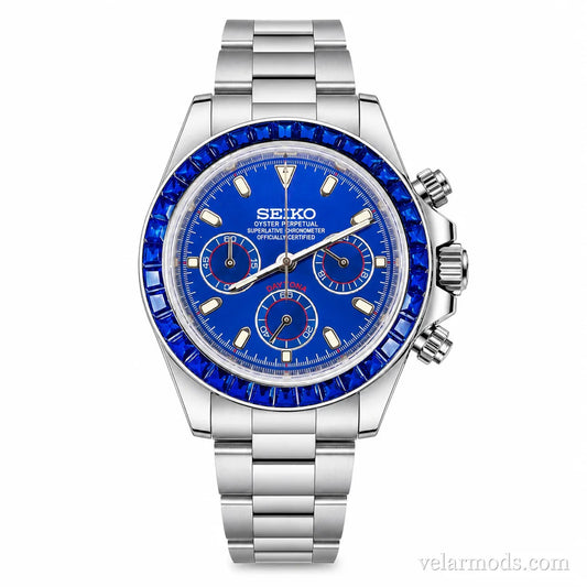 Daytona Saphire Bleu Foncé — montre mod Velar Mods
