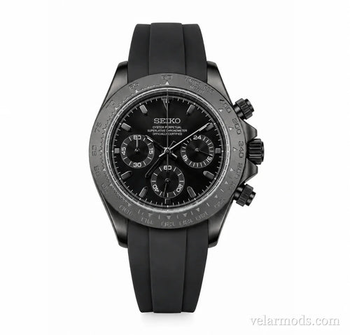 Daytona Triple Black Oysterfex — montre mod Velar Mods