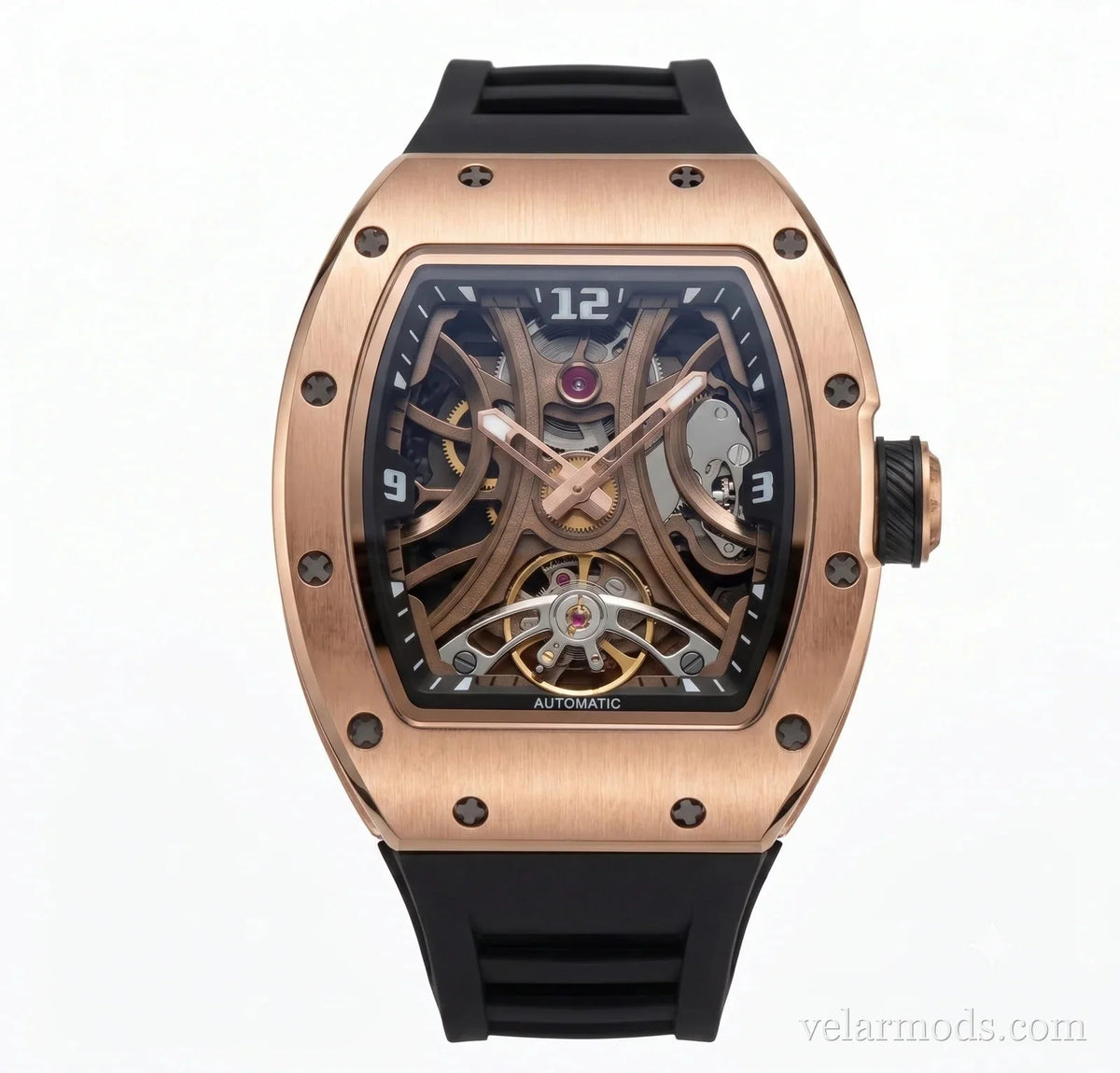 Richeiko Rose Gold Black — montre mod Velar Mods