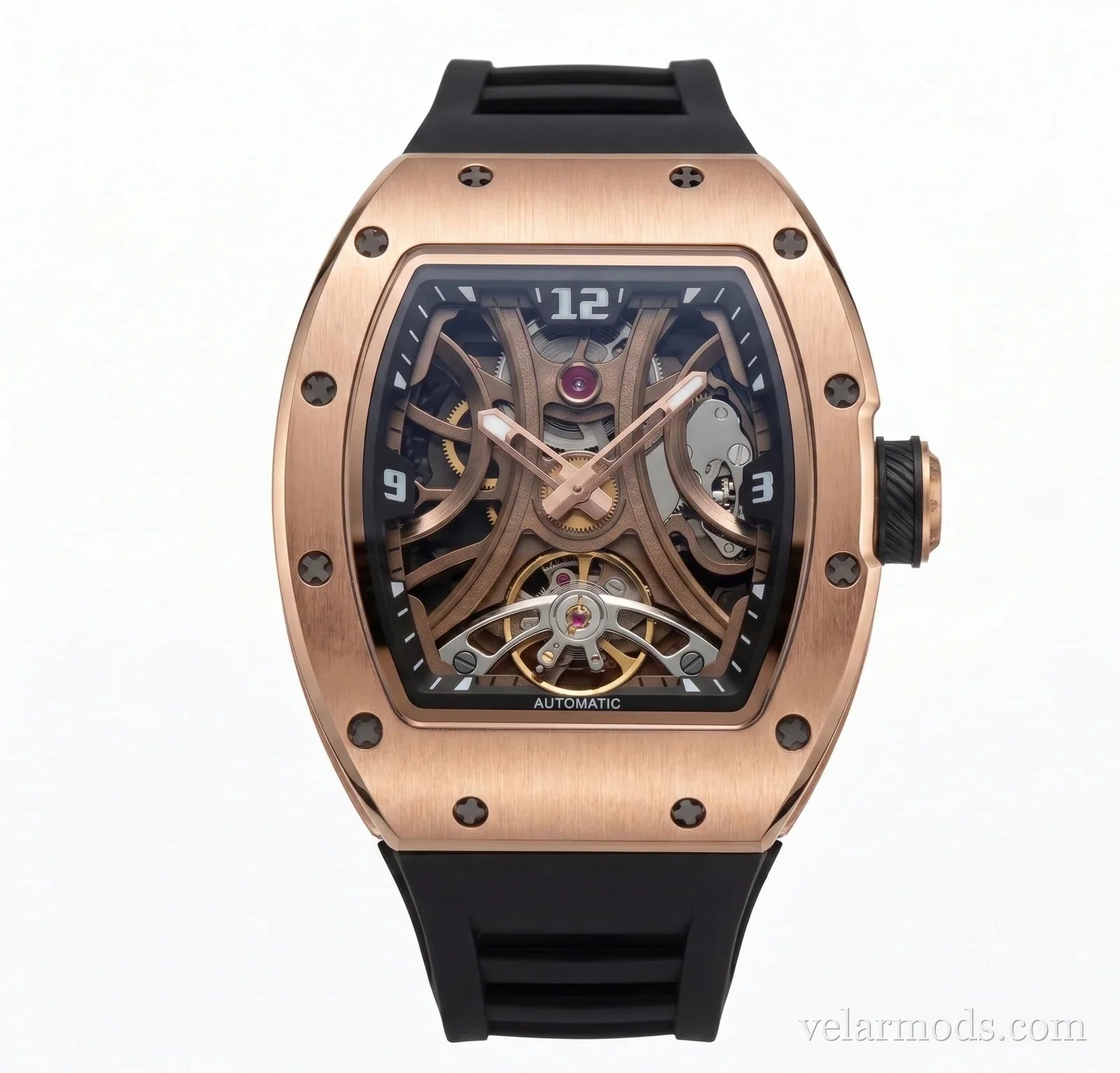 Richeiko Rose Gold Black — montre mod Velar Mods