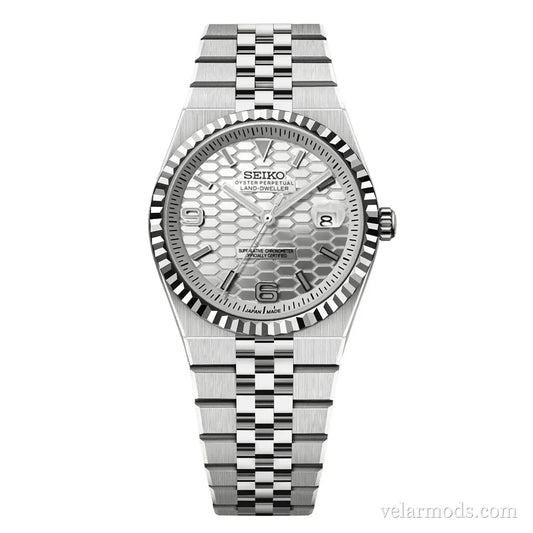 Land Dweller White Dial — montre mod Velar Mods