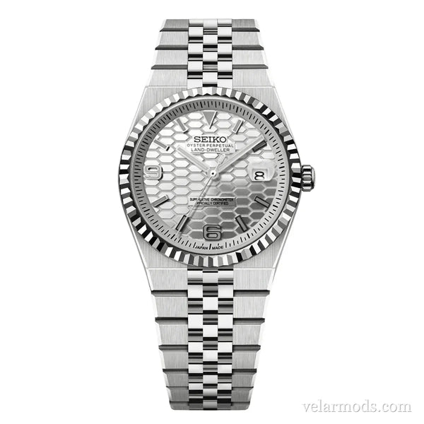 Land Dweller White Dial — montre mod Velar Mods