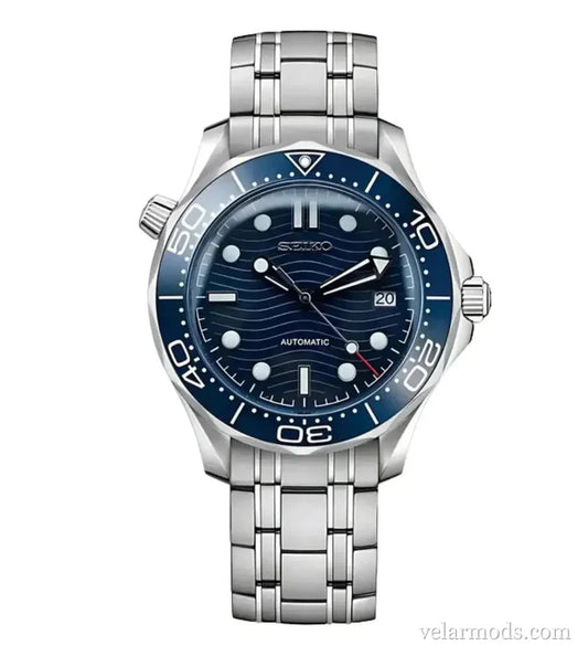 Speedmaster Sea Master Blue — montre mod Velar Mods