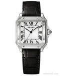 Santos Black And White Leather — montre mod Velar Mods