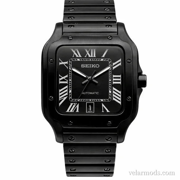 Santos Triple Black — montre mod Velar Mods