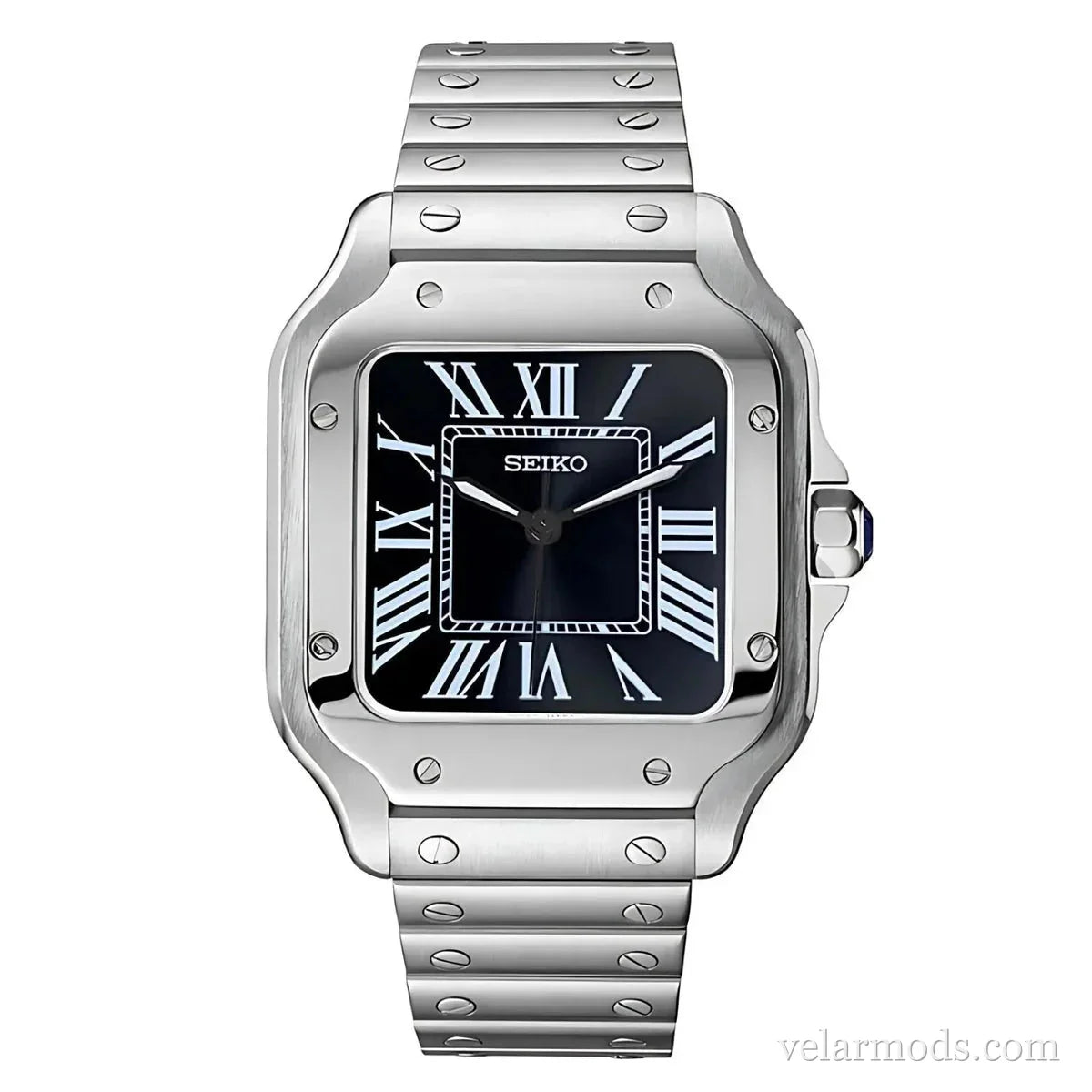 Santos Black Dial — montre mod Velar Mods
