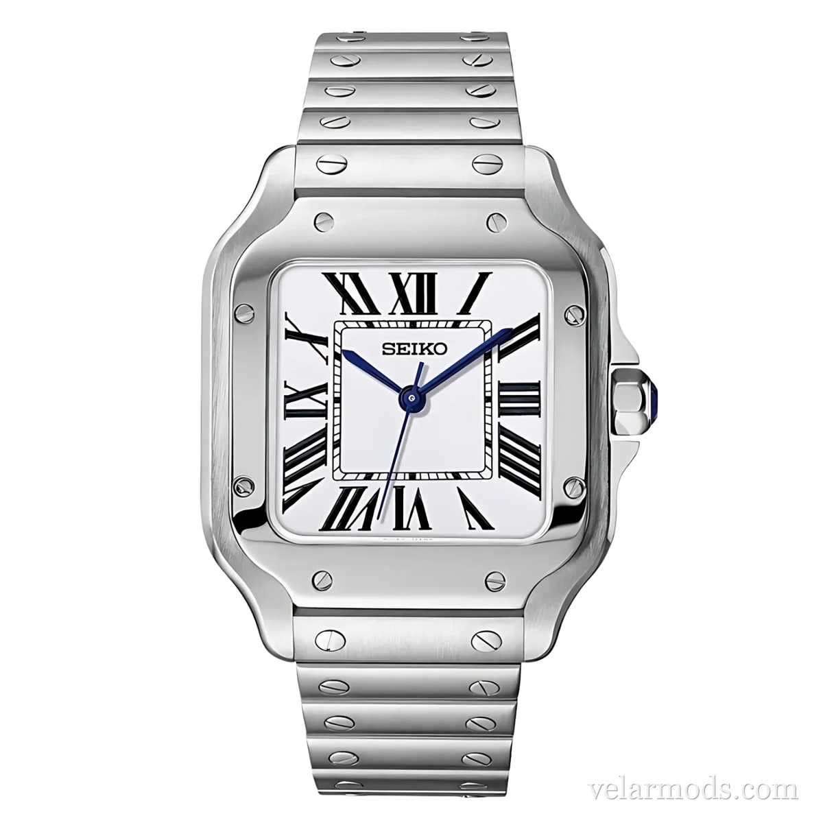Santos White Dial — montre mod Velar Mods