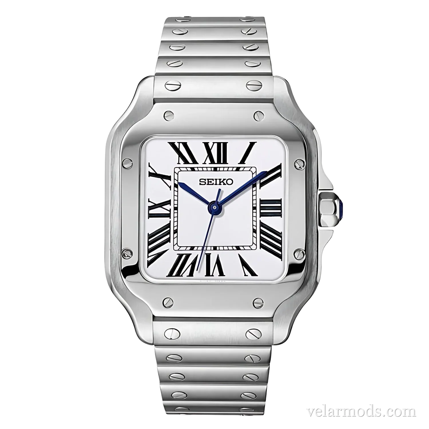 Santos White Dial — montre mod Velar Mods