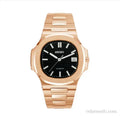 Nautilus Rose Gold Black — montre mod Velar Mods