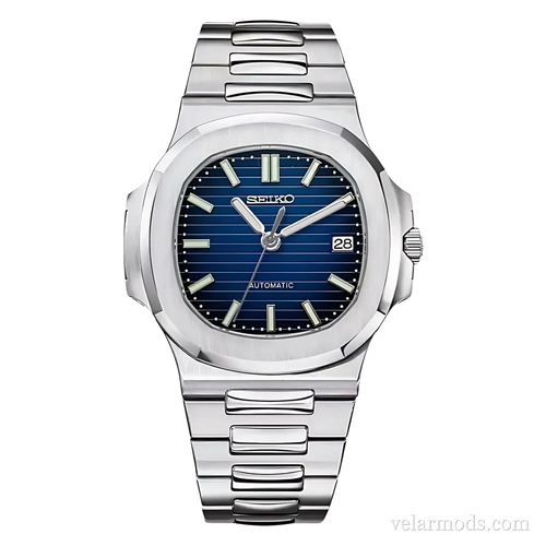 Nautilus Blue — montre mod Velar Mods