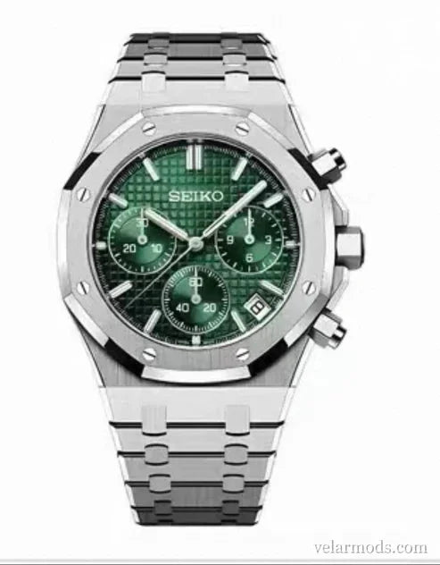 Royal Oak Green Chronograph — montre mod Velar Mods