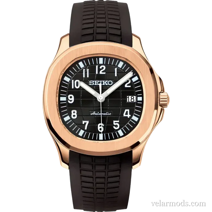 Aquanaut Noir Or Rose (Copie) — montre mod Velar Mods