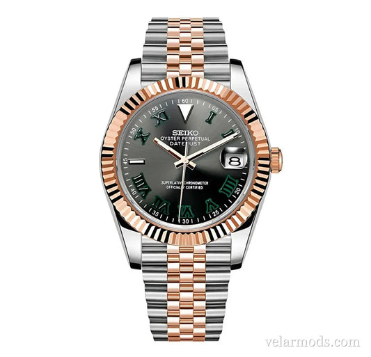 Datejust Wimbledon Two Tone — montre mod Velar Mods