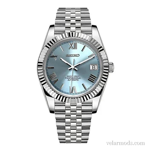 Datejust Roman Sky Blue — montre mod Velar Mods