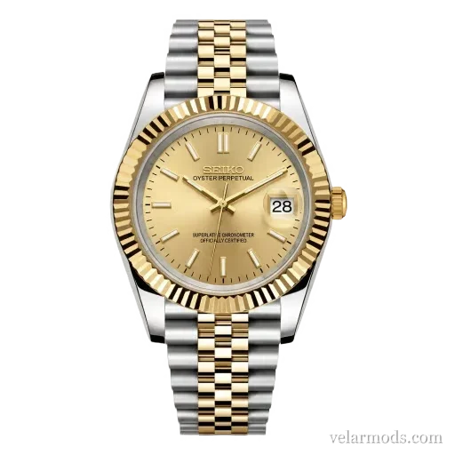 Datejust Gold Silver — montre mod Velar Mods