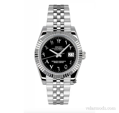 Datejust Black Arabic — montre mod Velar Mods
