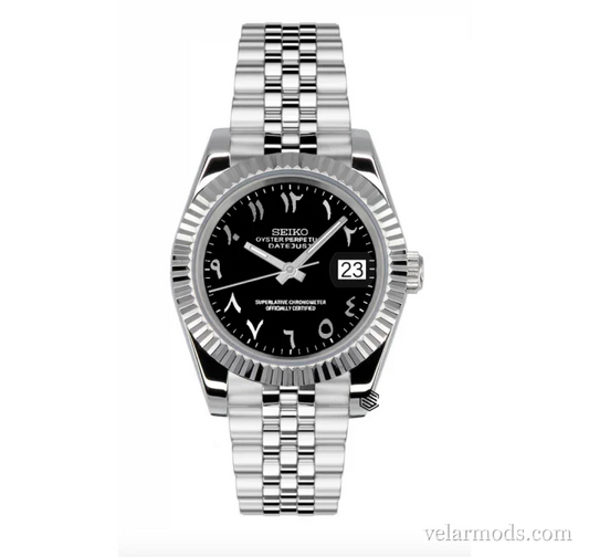 Datejust Black Arabic — montre mod Velar Mods