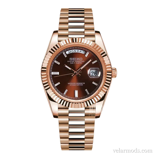Daydate Chocolate — montre mod Velar Mods