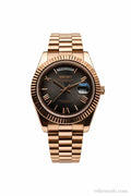 Daydate Rose Gold Smoke Dial — montre mod Velar Mods