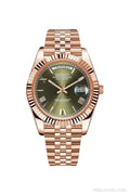 Daydate Rose Gold Olive — montre mod Velar Mods