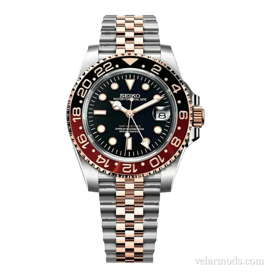 GMT Master II Rootbeer Jubilée — montre mod Velar Mods