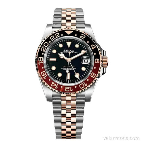 GMT Master II Rootbeer Jubilée — montre mod Velar Mods