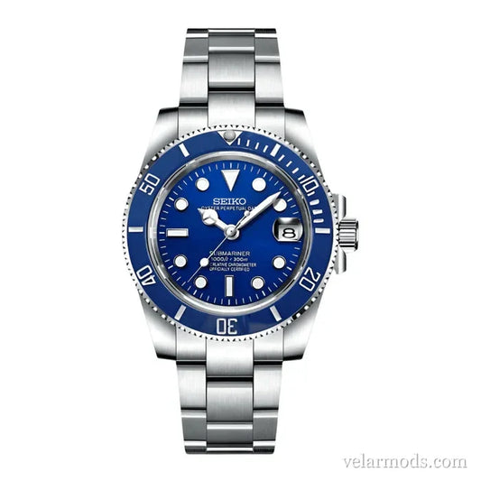 Submariner Smurf — montre mod Velar Mods