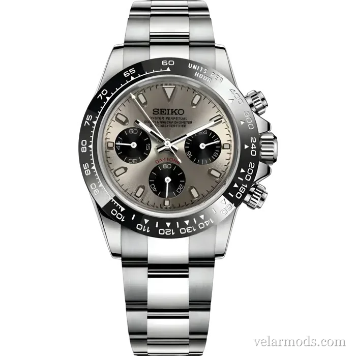 Daytona Silver Dial — montre mod Velar Mods