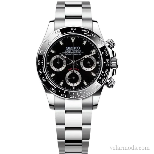 Daytona Black Dial — montre mod Velar Mods