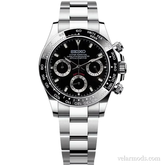 Daytona Black Dial — montre mod Velar Mods